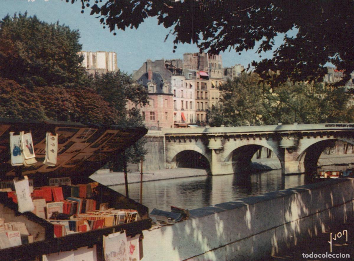 Postais: France Arc de Triomphe Paris &Icirc;le de Quai de Conti Pont Neuf Bouquinistes *YAH599