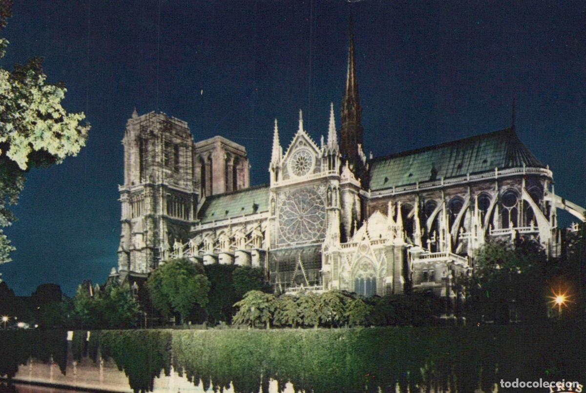 Cartes Postales: France Other Unclassified Paris &Icirc;le de Cath&eacute;drale Notre Dame de Nuit *YAH598