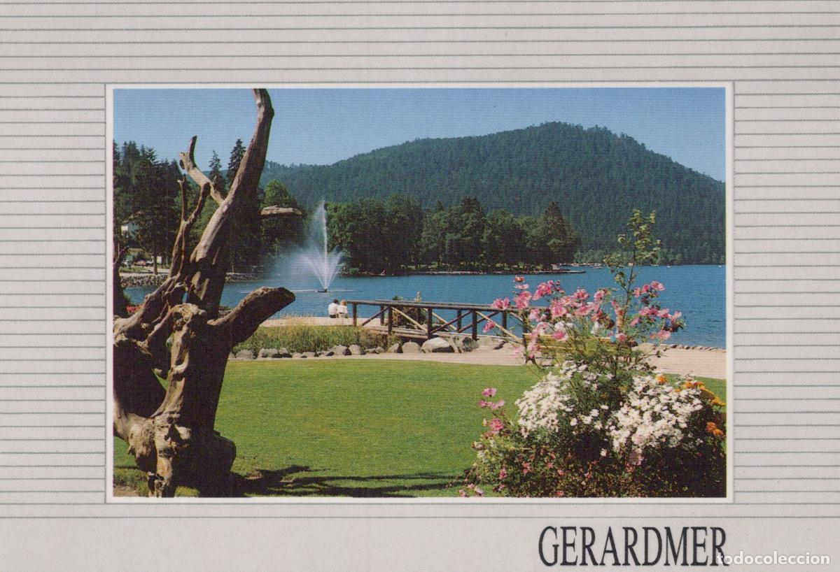 Cartes Postales: France Gerardmer Lac de G&eacute;rardmer Fontaine Paysage Montagneux *YAH619