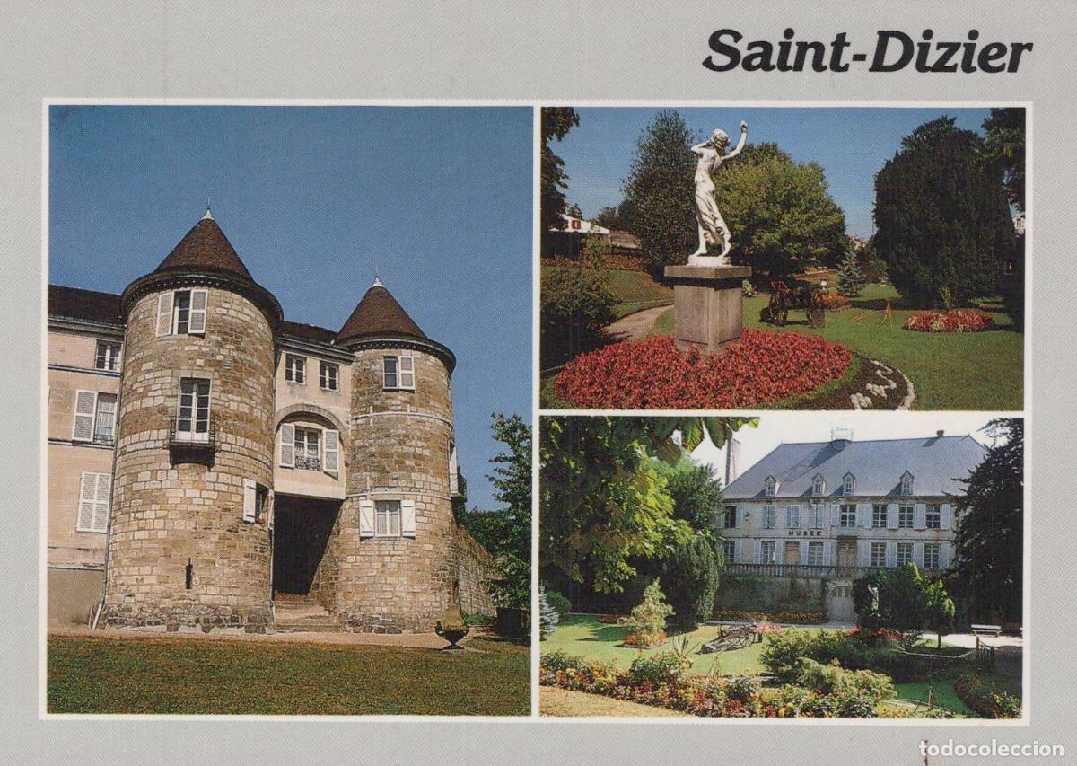 Postcards: France Saint Dizier Jardin de la Poste Tour sous Pr&eacute;fecture Mus&eacute;e Post&eacute;e *YAH638