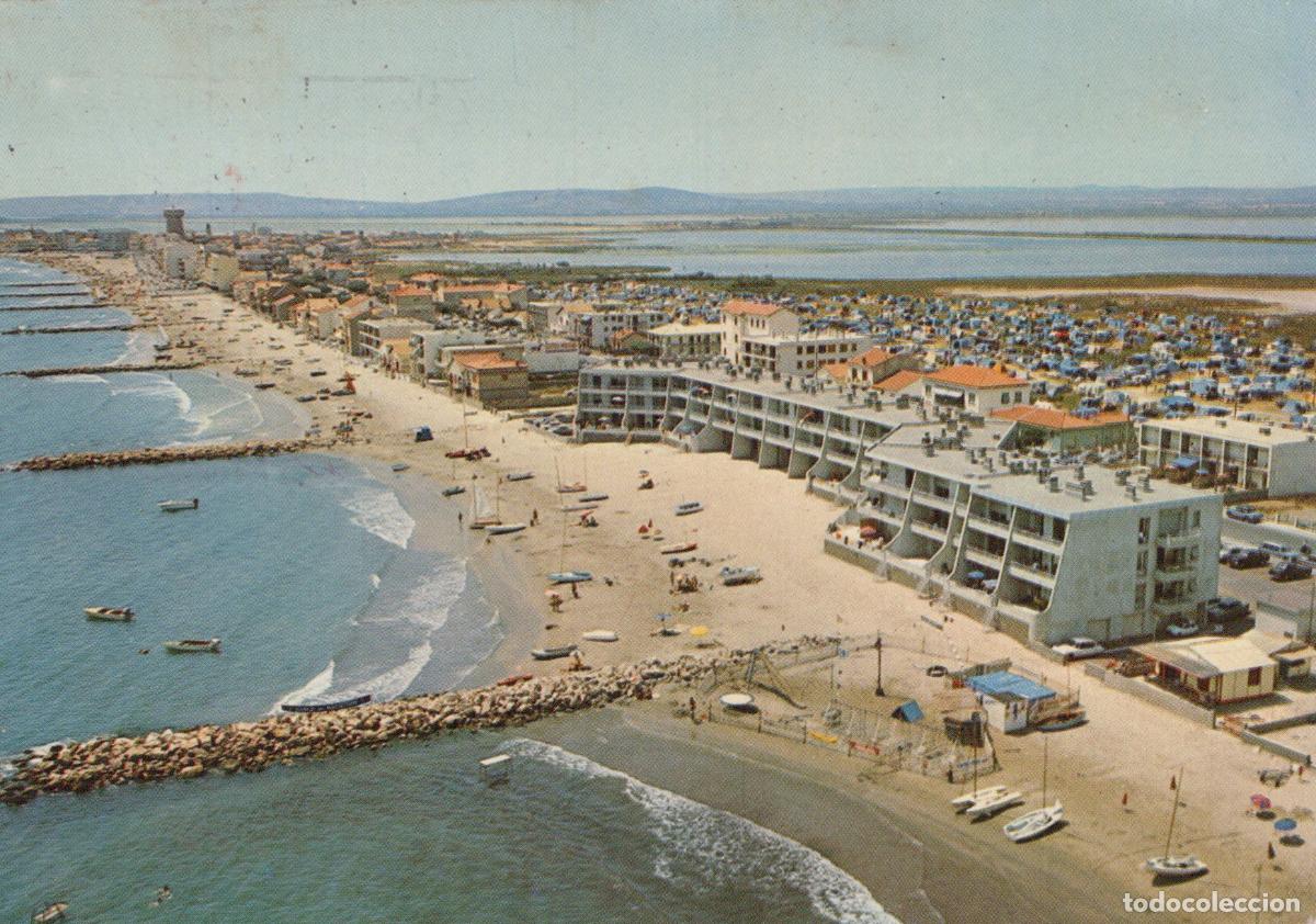 Postkarten: France Palavas les Flots Plage &Eacute;pis et Ville C&ocirc;ti&egrave;re *YAH648