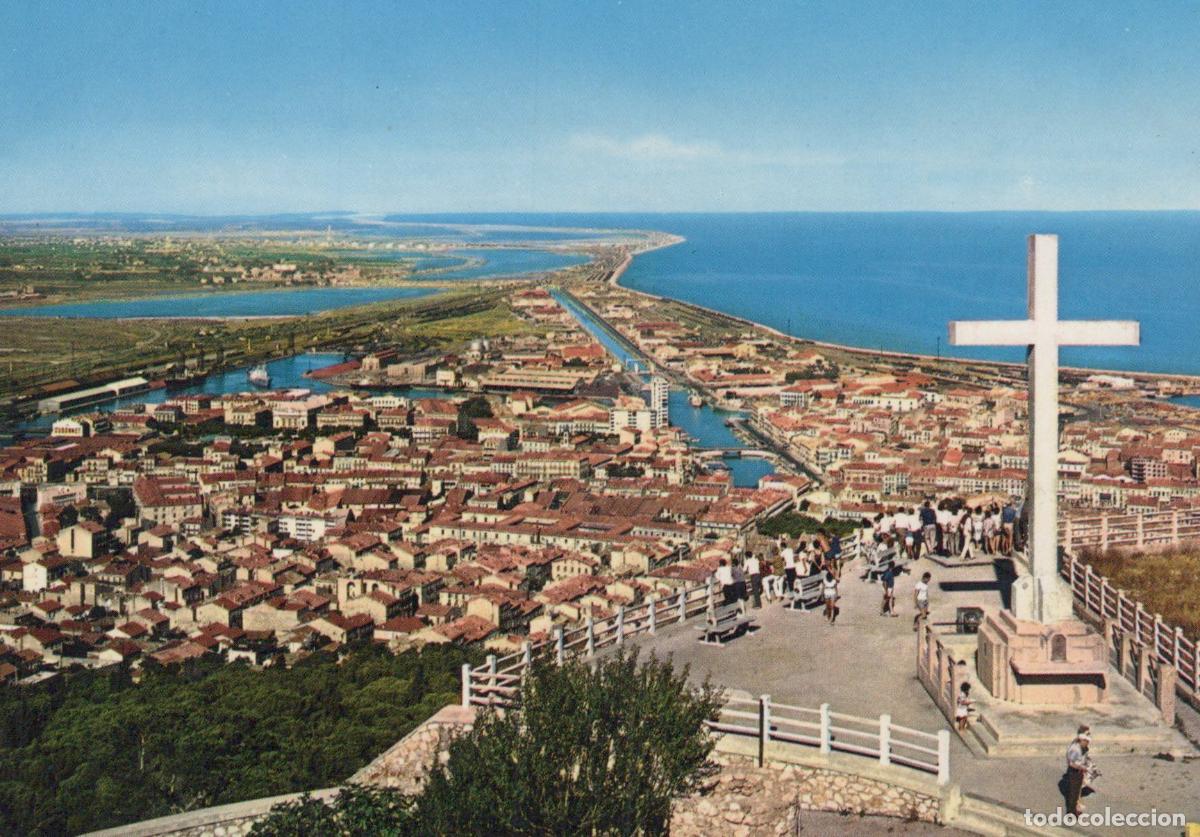 Postcards: France Sete Vue Panoramique Ville Port Mer Croix Mont Saint Unposted *YAH653
