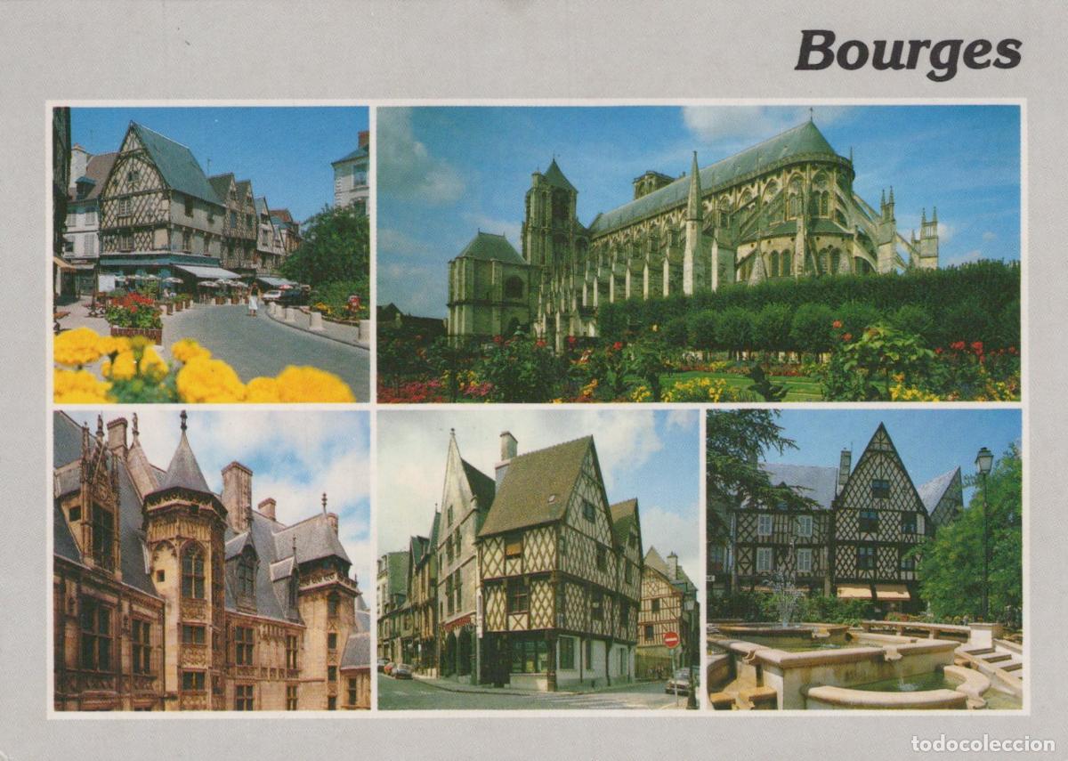 Postkarten: France Bourges Cath&eacute;drale Palais Jacques C&oelig;ur Vieilles Maisons *YAH668
