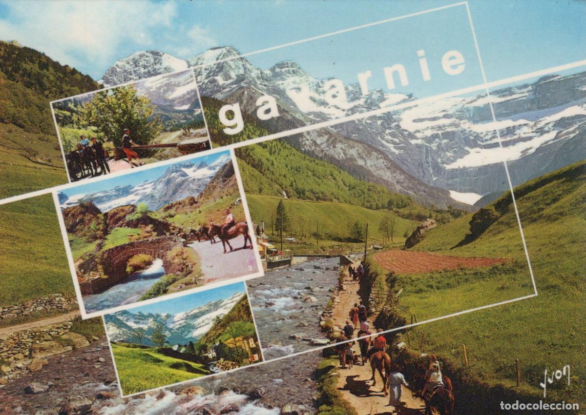 Postais: France Gavarnie Cirque Paysage Montagneux Cavaliers Pont *YAH685
