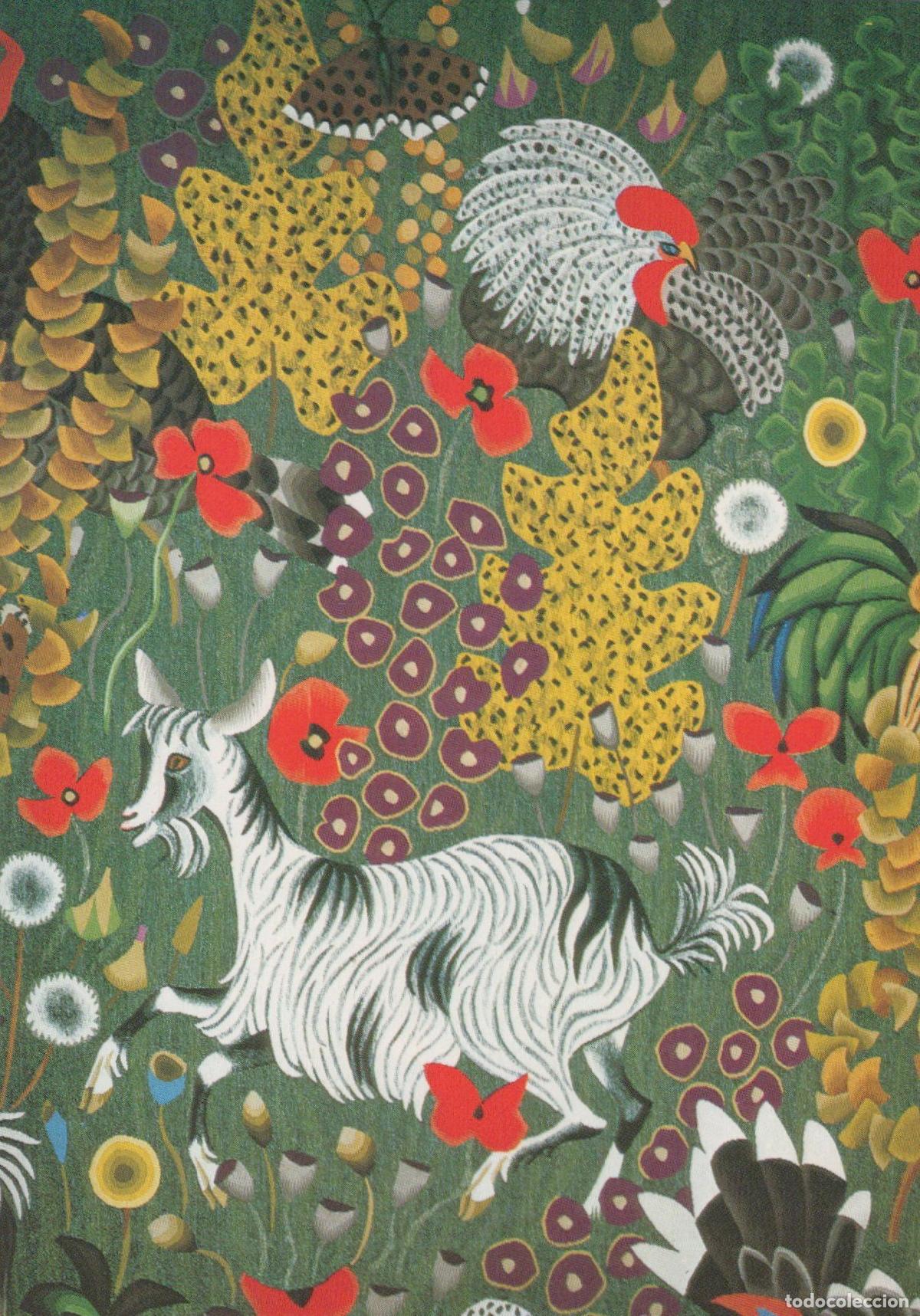 Cartes Postales: France Dourgne Tapisserie Dom Robert Plein Champ Ch&egrave;vre Coq Art Unposted *YAH491