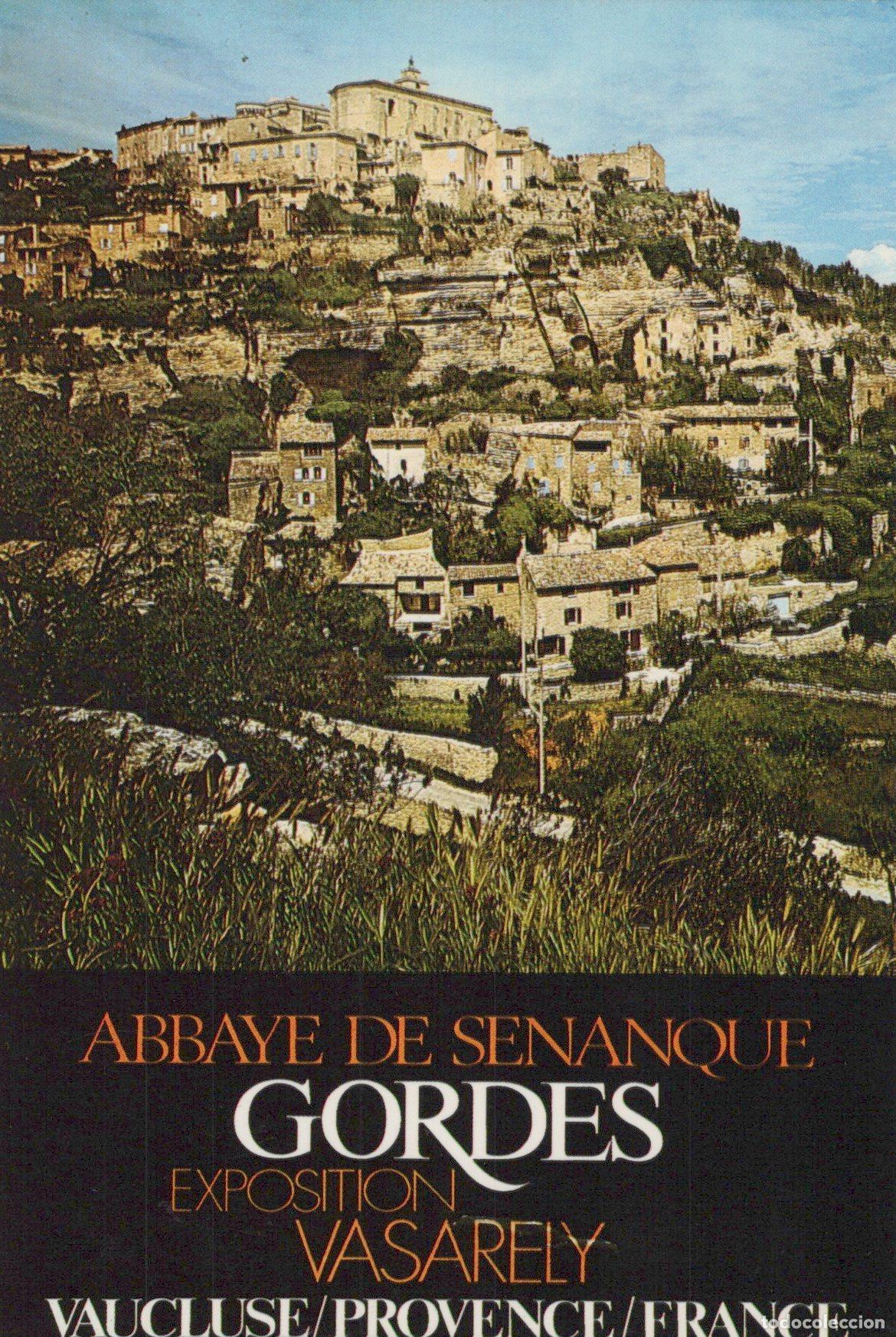 Cartes Postales: France Gordes Village Perch&eacute; Architecture Vasarely Unposted *YAH506