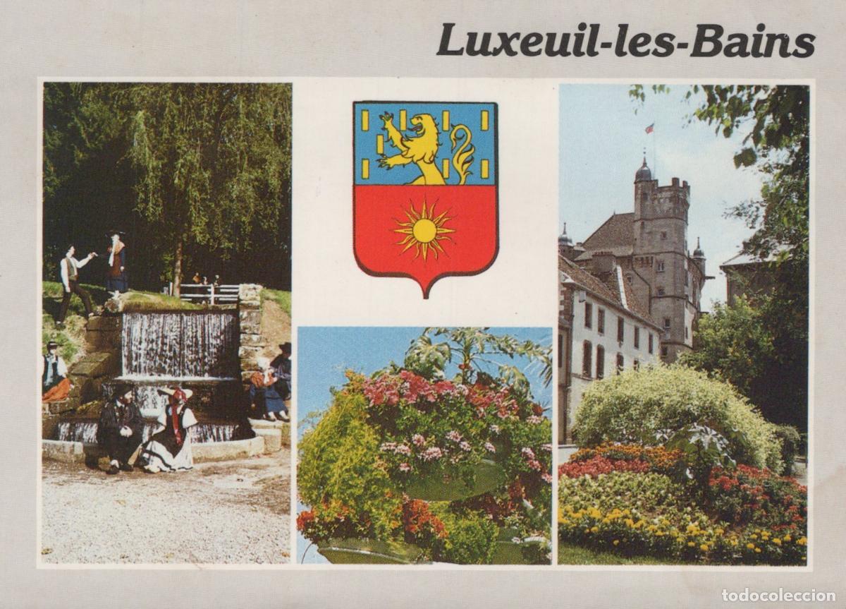 Cartes Postales: France Luxeuil les Bains Hte Sa&ocirc;ne Sc&egrave;nes Folkloriques Armoiries Tour *YAH740