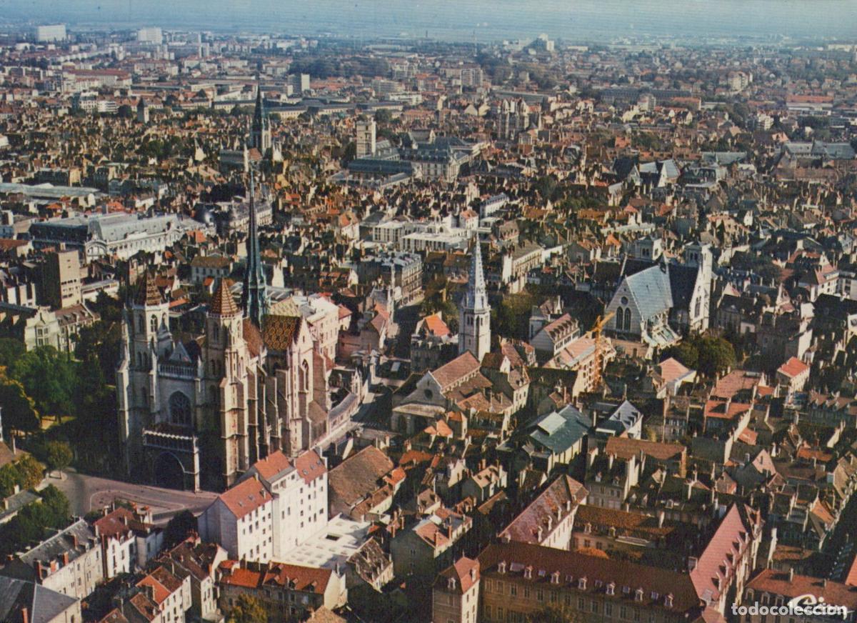 Postais: France Dijon Vue A&eacute;rienne Centre Ville Cath&eacute;drale *YAH755