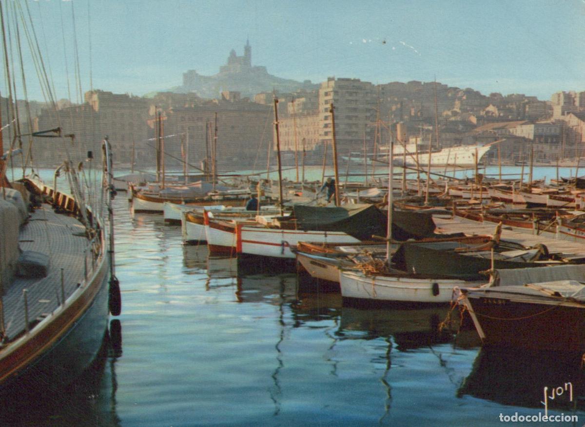 Postkarten: France Marseilles Marseille Vieux Port Bateaux de P&ecirc;che Unposted *YAH825
