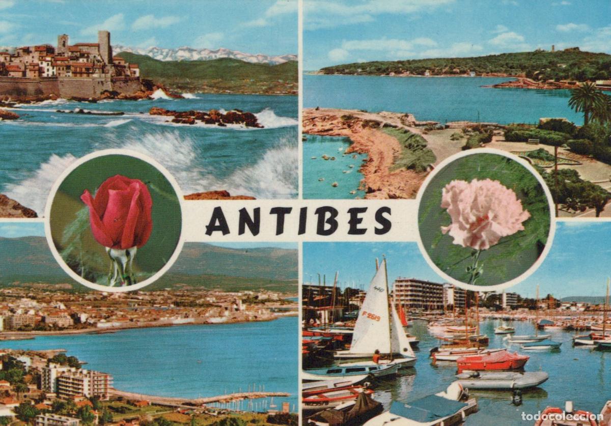 Postkarten: France Antibes Vues Multiples Port Vieille Ville *YAH833