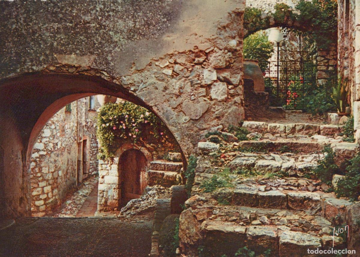 Postkarten: France Eze &Egrave;ze Vieille Rue Vo&ucirc;t&eacute;e Architecture Unposted *YAH834