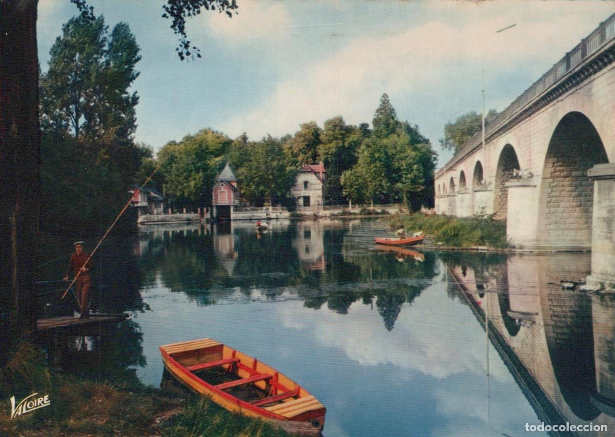 Cartoline: France Olivet Les Bords du Loiret et le Pont *YAH577