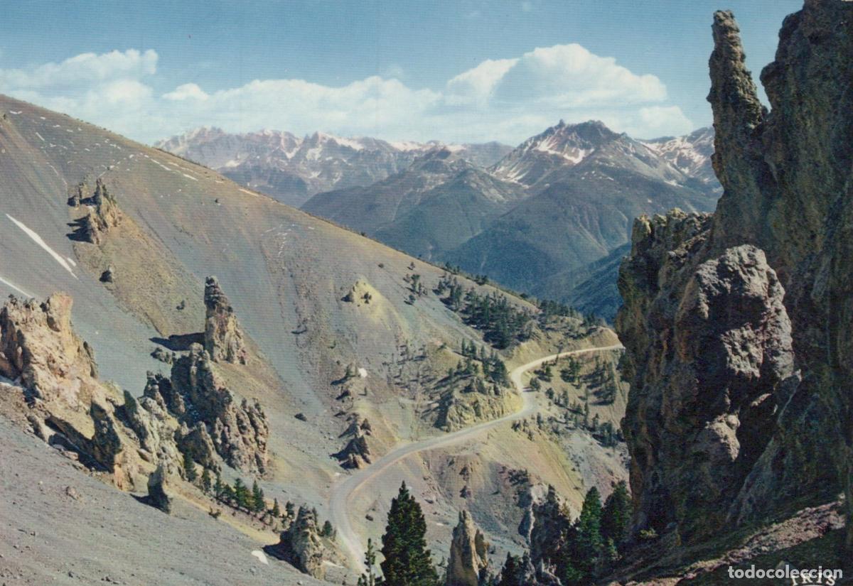 Cartoline: France Other Unclassified Col D Izoard Paysage Alpin Route Sinueuse *YAH848