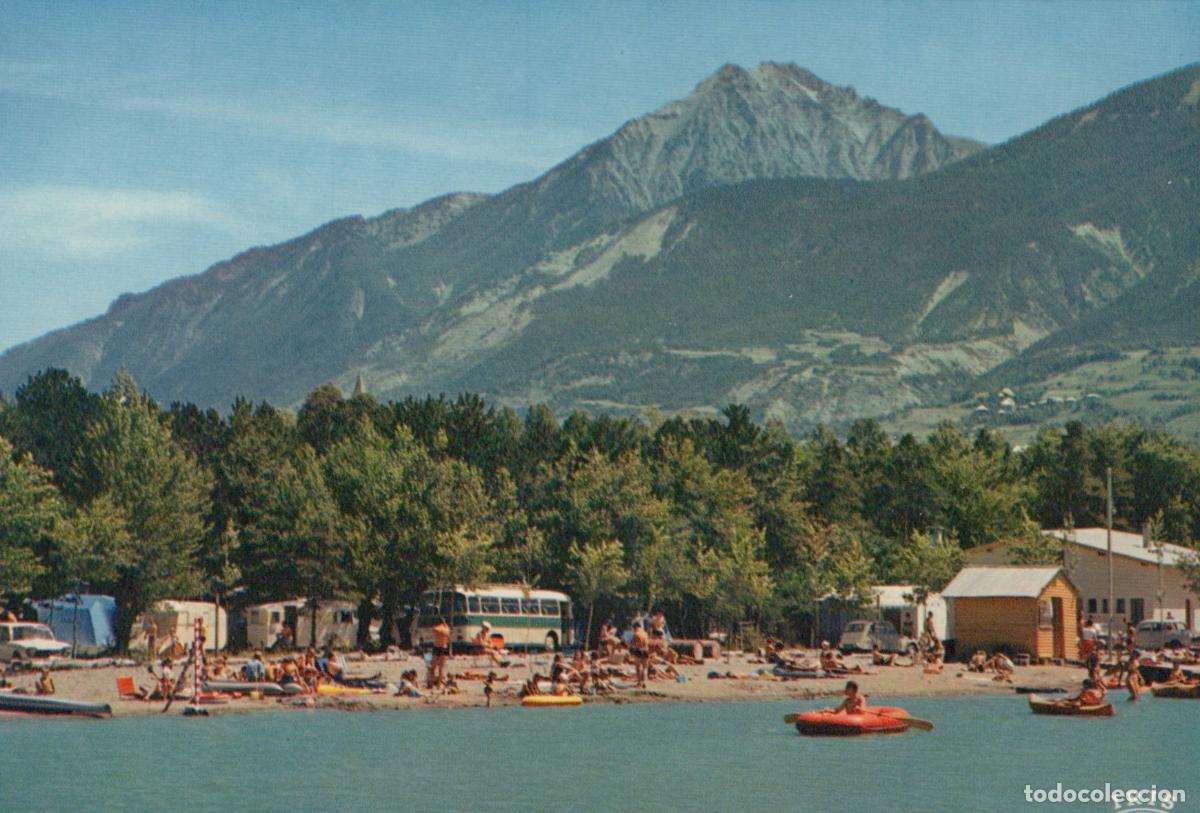 Postales: France Embrun Le Plan D Eau la Plage et le Camping Unposted *YAH855