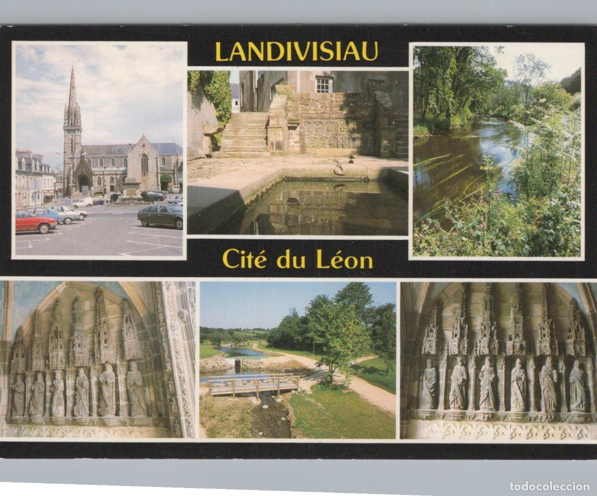 Cartoline: France Landivisiau Vues Multiples de la Cit&eacute; du L&eacute;on *YAH865