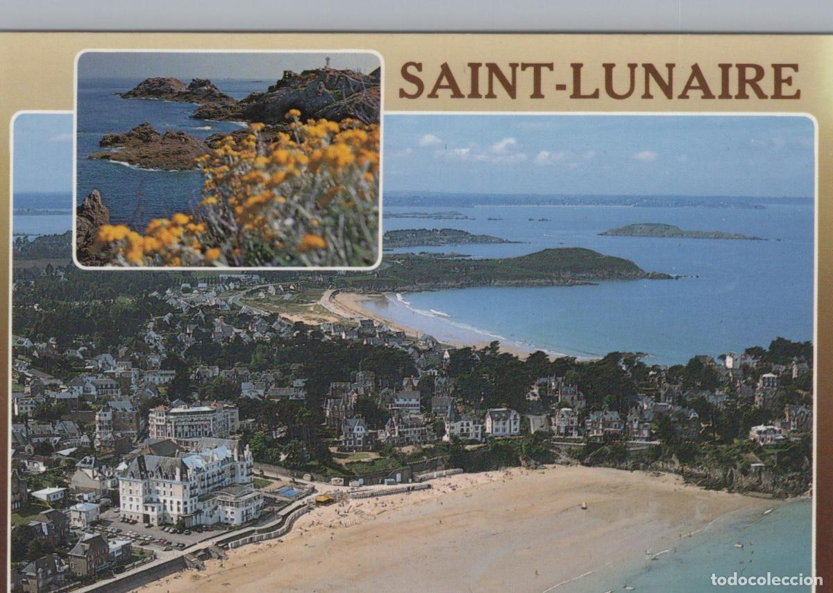 Postkarten: France Saint Lunaire Bretagne Vue Panoramique Ville Plages C&ocirc;te &Eacute;crite *YAH874