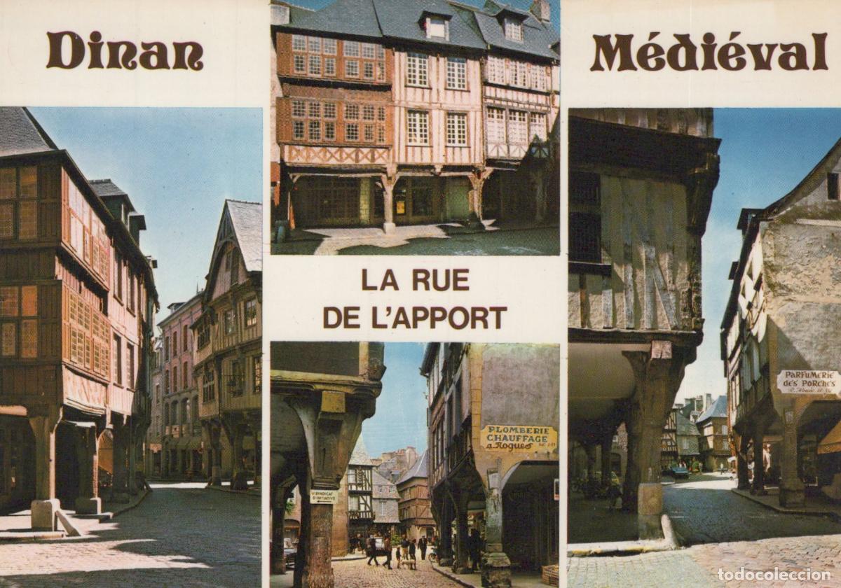 Cartoline: France Dinan Bretagne Architecture M&eacute;di&eacute;vale Rue de L Apport *YAH889