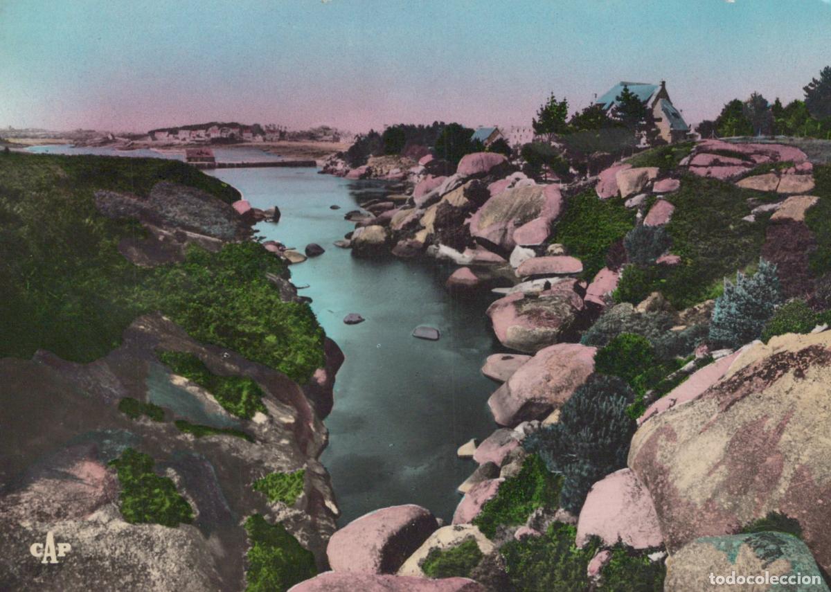 Cartes Postales: France Ploumanach Bretagne Vall&eacute;e des Traouieros Real Photo Unposted *YAH885