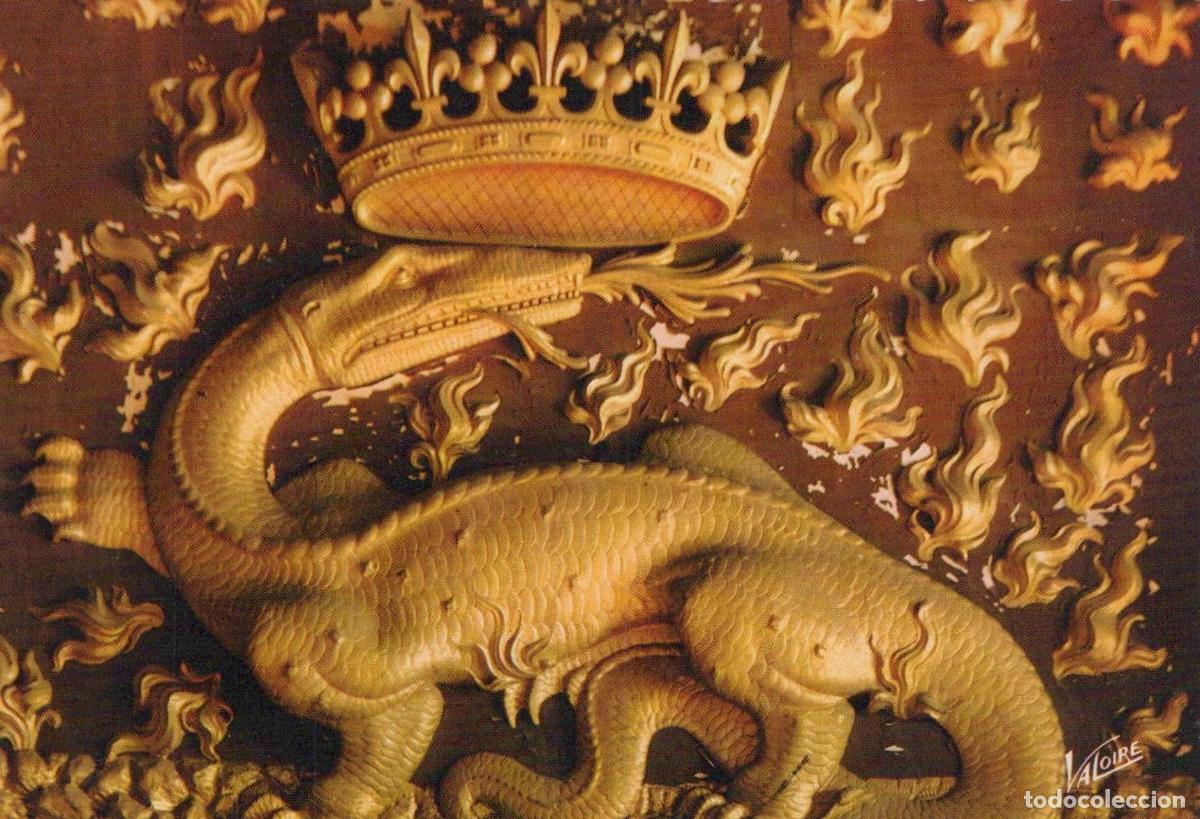 Postkarten: France Blois Ch&acirc;teau Royal Salamandre de Fran&ccedil;ois Ier *YAH899