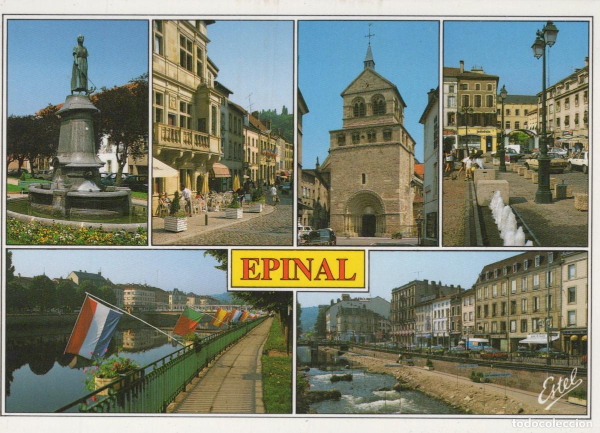 Cartoline: France Epinal Vues Multiples Basilique Moselle Place Jeanne D Arc *YAH622