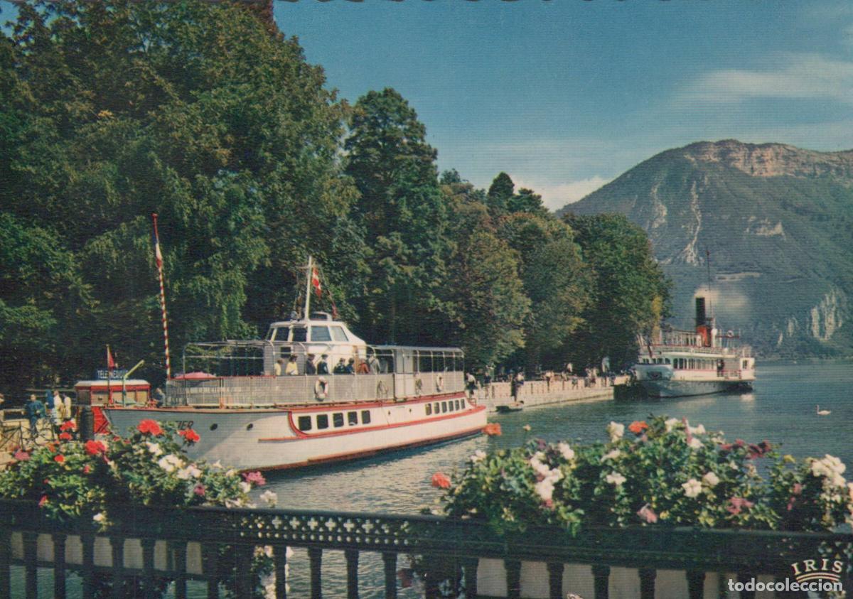Postais: France Annecy Le Port Bateaux le Fier et la Unposted *YAH924