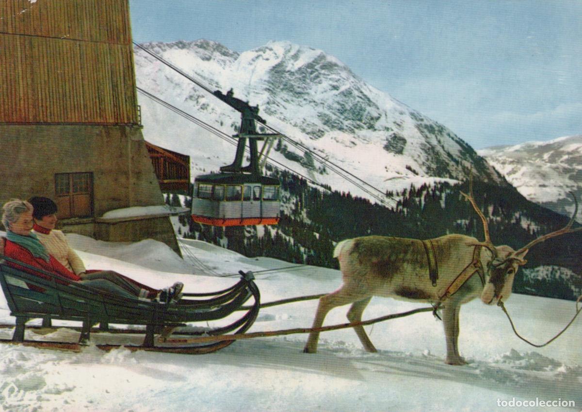 Postales: France Morzine Sc&egrave;ne Hivernale Rennes T&eacute;l&eacute;ph&eacute;rique 1967 *YAH920