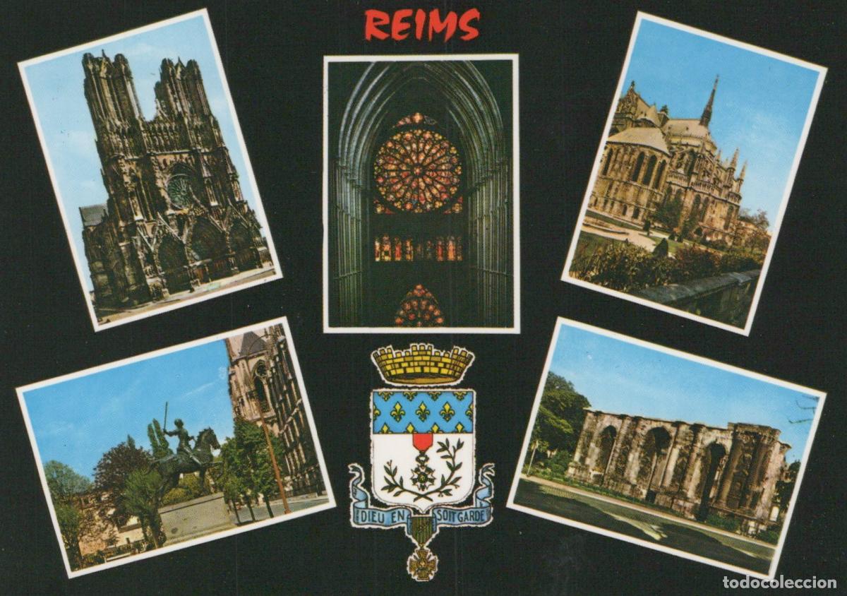 Postcards: France Reims Cath&eacute;drale Notre Dame Vues Multiples *YAH647