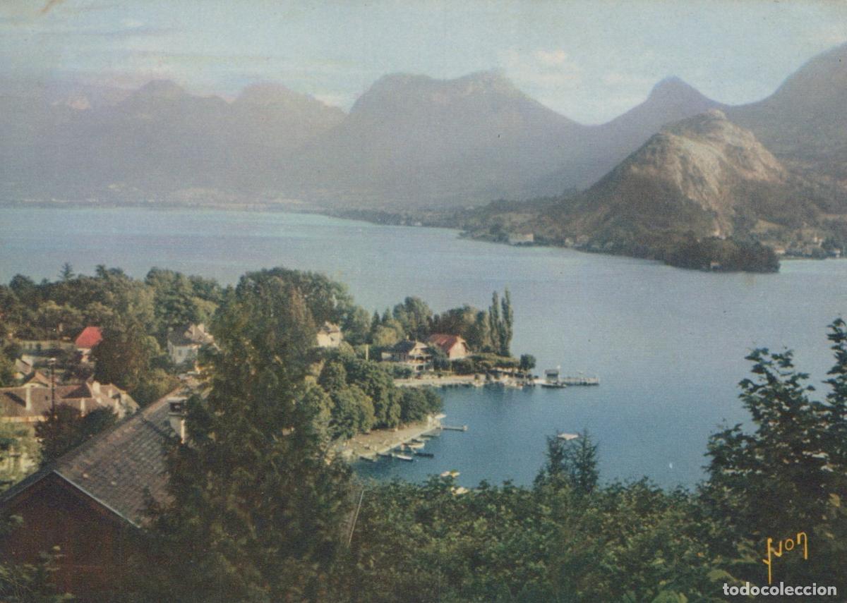 Postales: France Annecy Le Lac et la Station de Talloires Unposted *YAH930