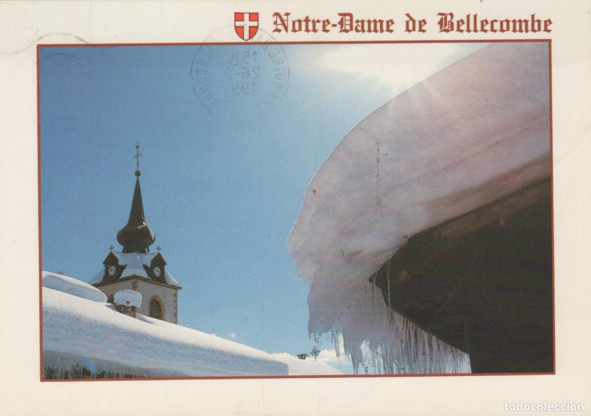 Postais: France Annecy Notre Dame de Bellecombe Clocher Enneig&eacute; *YAH940