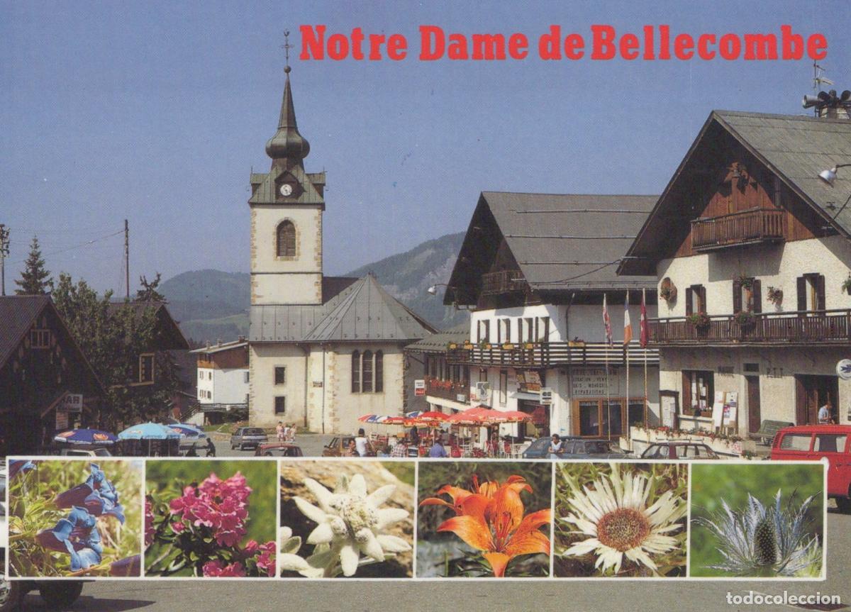 Postales: France Chambery Bellecombe Village Alpin &Eacute;glise et Fleurs des Alpes *YAH943