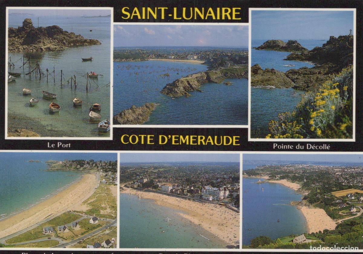 Cartes Postales: France Saint Lunaire C&ocirc;te D Emeraude Vues du Port et Plages *YAH661