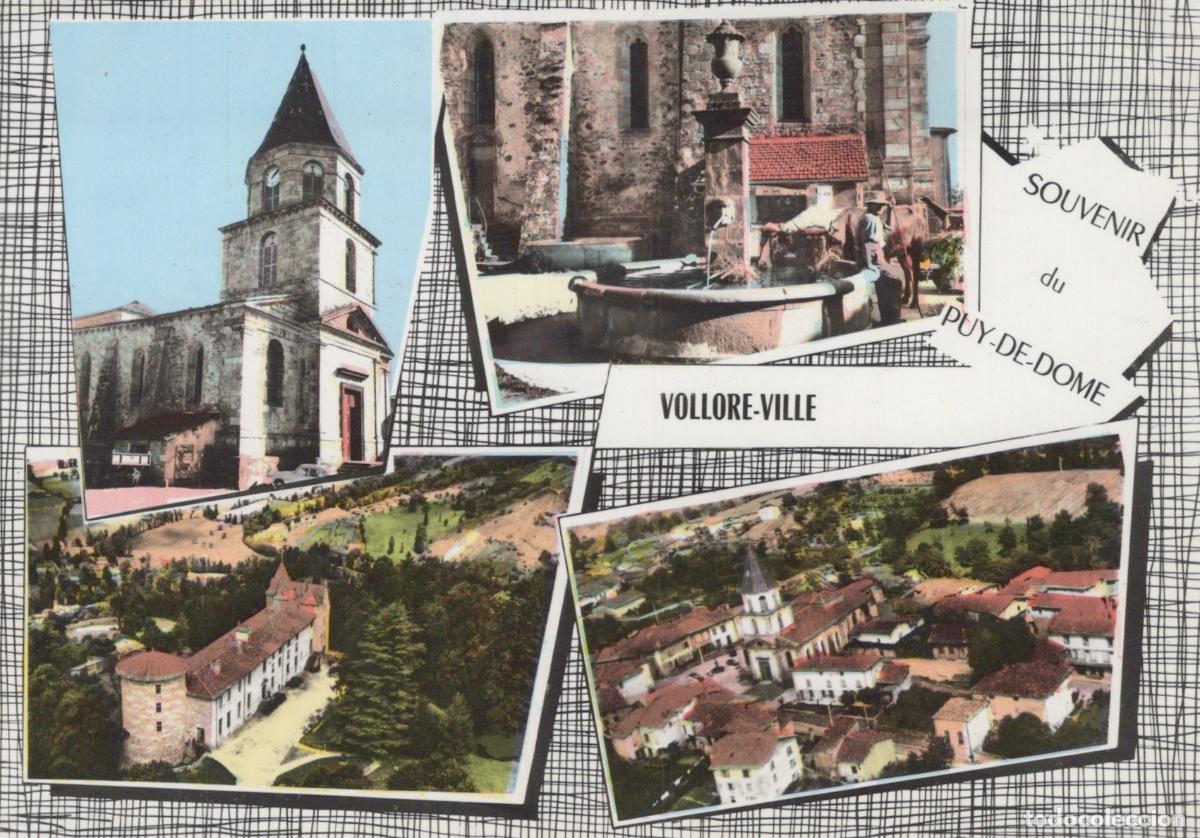 Cartes Postales: France Other Unclassified Vollore Ville Vues Multiples Real Photo *YAH948