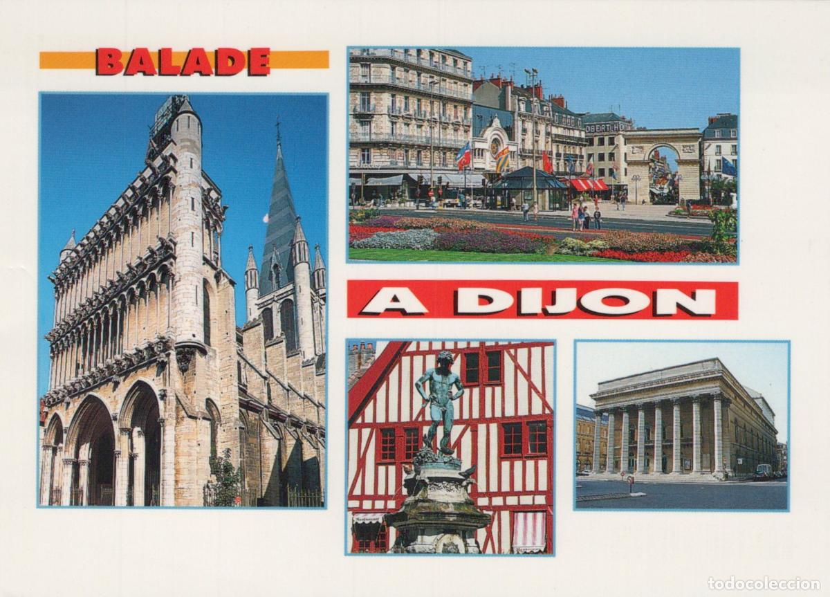 Cartes Postales: France Dijon Vues Multiples Notre Dame Place Darcy le Bareuzai *YAH676
