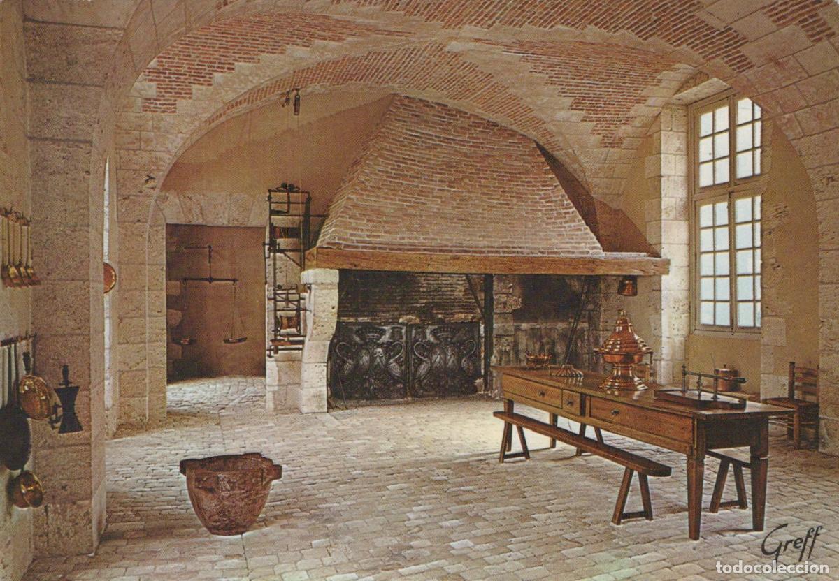 Cartoline: France Other Unclassified Menars Ch&acirc;teau de M&eacute;nars Cuisine Unposted *YAH672