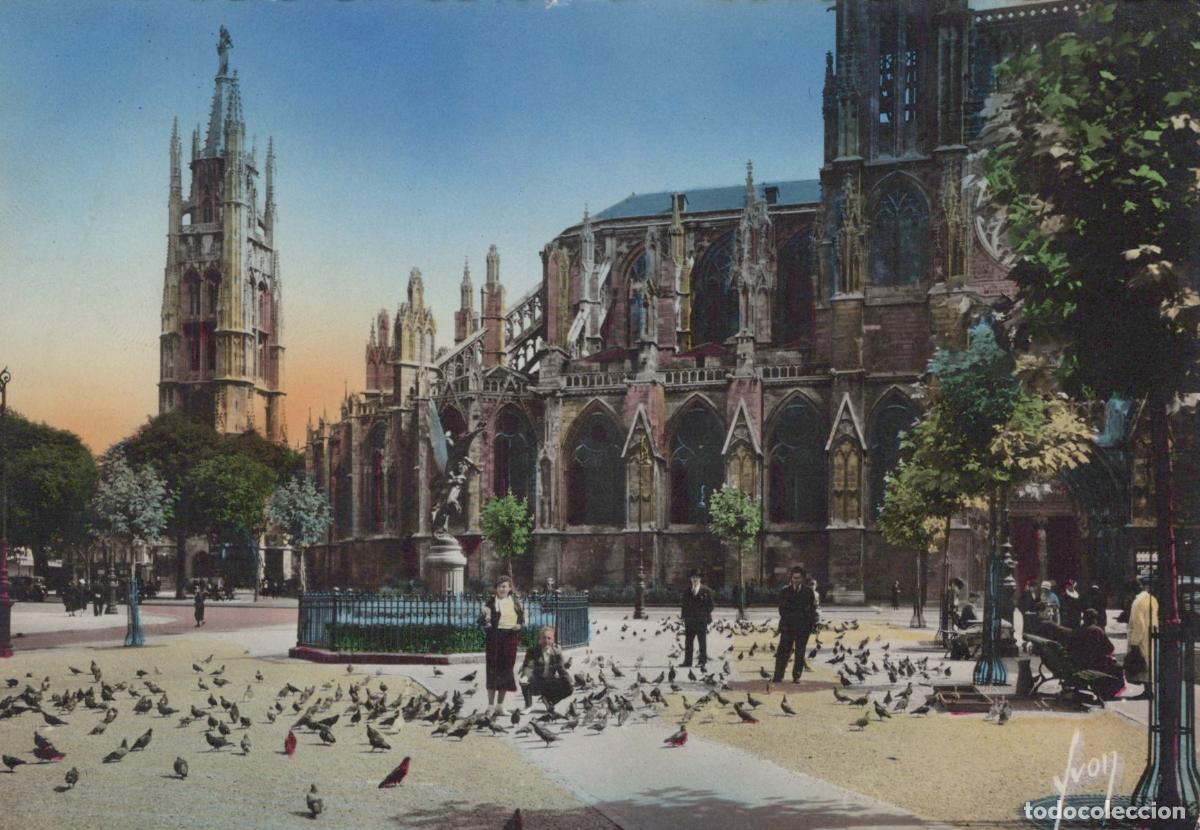 Postais: France Bordeaux Cath&eacute;drale Saint Andr&eacute; Tour Pey Berland *YAH985
