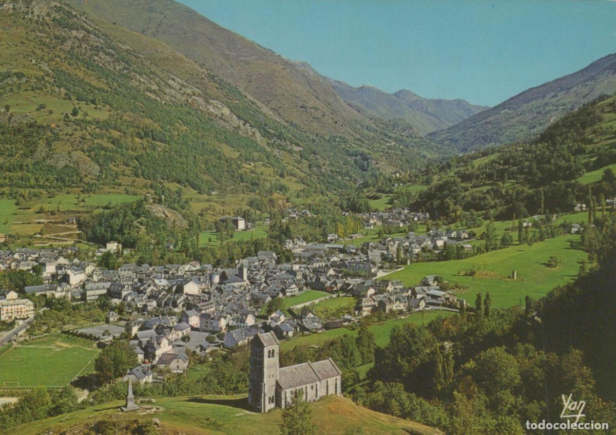 Postkarten: France Luz Saint Sauveur Vue G&eacute;n&eacute;rale du Village et de la Chapelle *YAH692