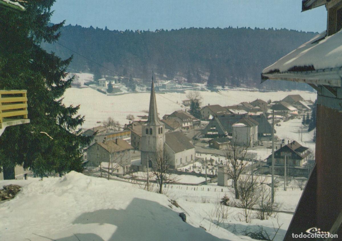 Cartoline: France Other Unclassified Les Hopitaux Neufs Village Enneig&eacute; Avec &Eacute;glise *YAH746
