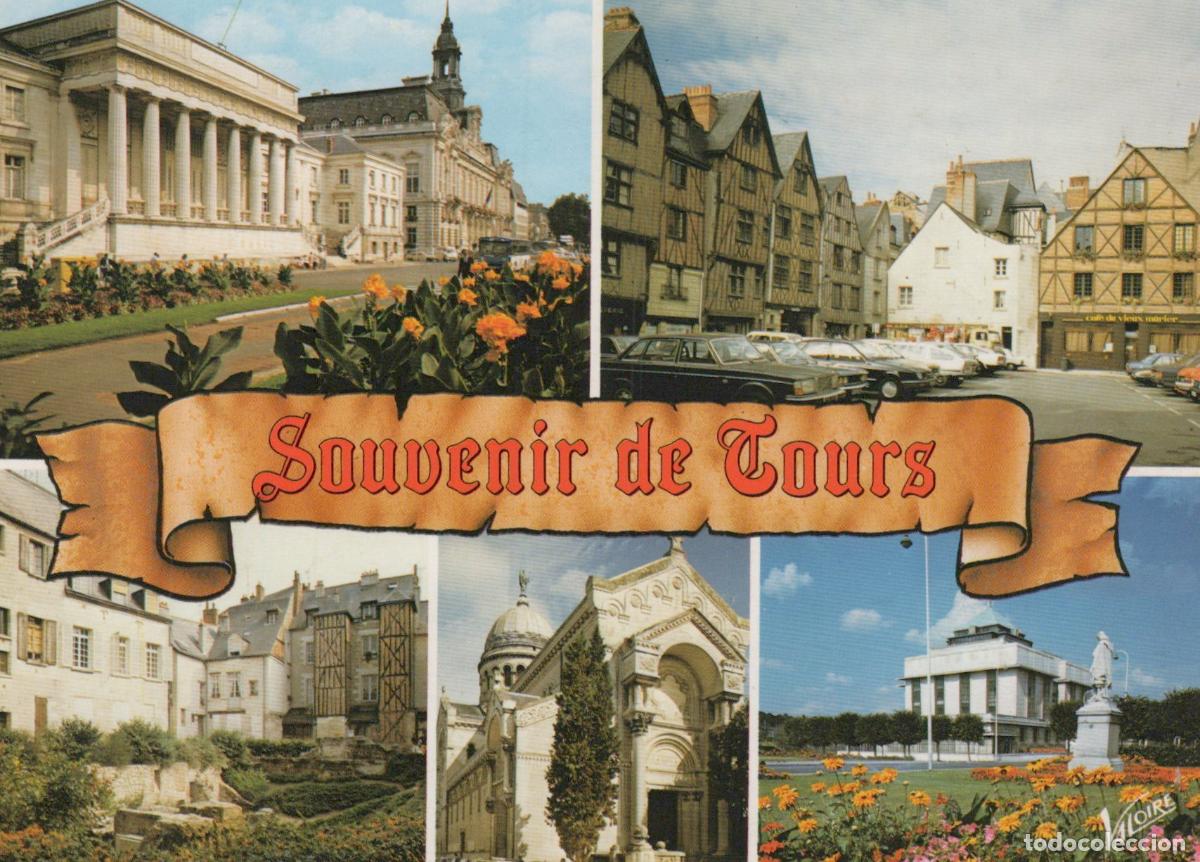 Cartoline: France Tours Indre et Loire Vues Multiples D Architecture Historique *YAH776