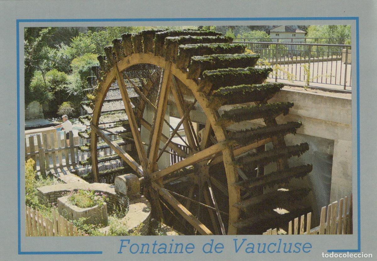 Cartoline: France Other Unclassified Fontaine de Vaucluse Roue &Agrave; Eau du Unposted *YAH781