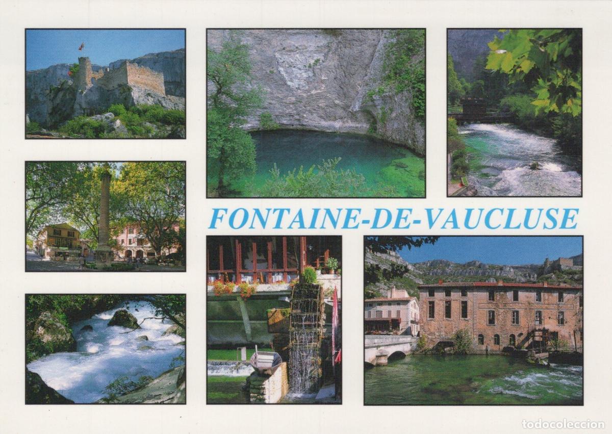 Cartoline: France Fontaine de Vaucluse Vues Source Ch&acirc;teau Moulin Post&eacute;e *YAH782