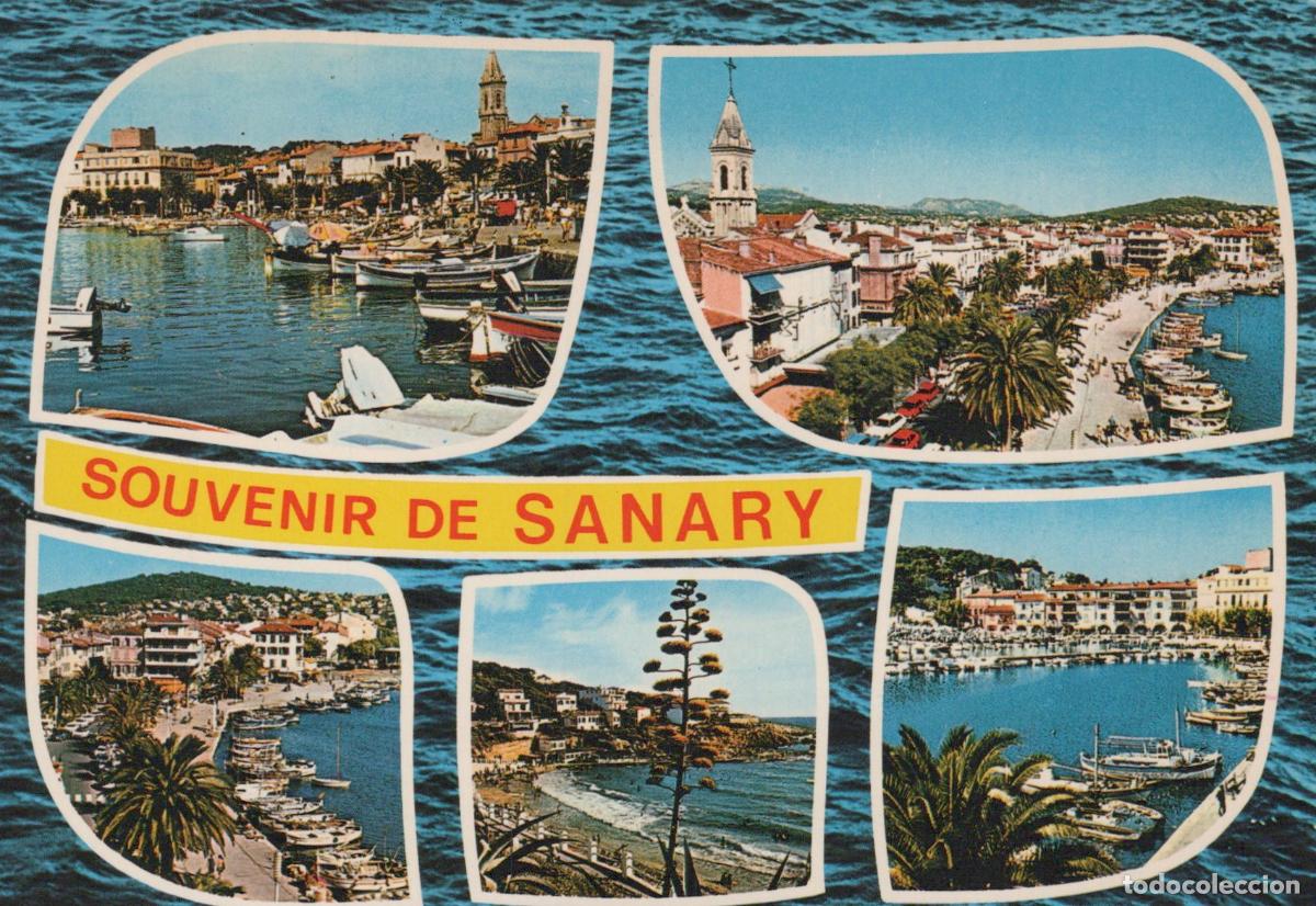 Cartoline: France Sanary sur Mer Vues du Port Ville C&ocirc;te M&eacute;diterran&eacute;enne *YAH792