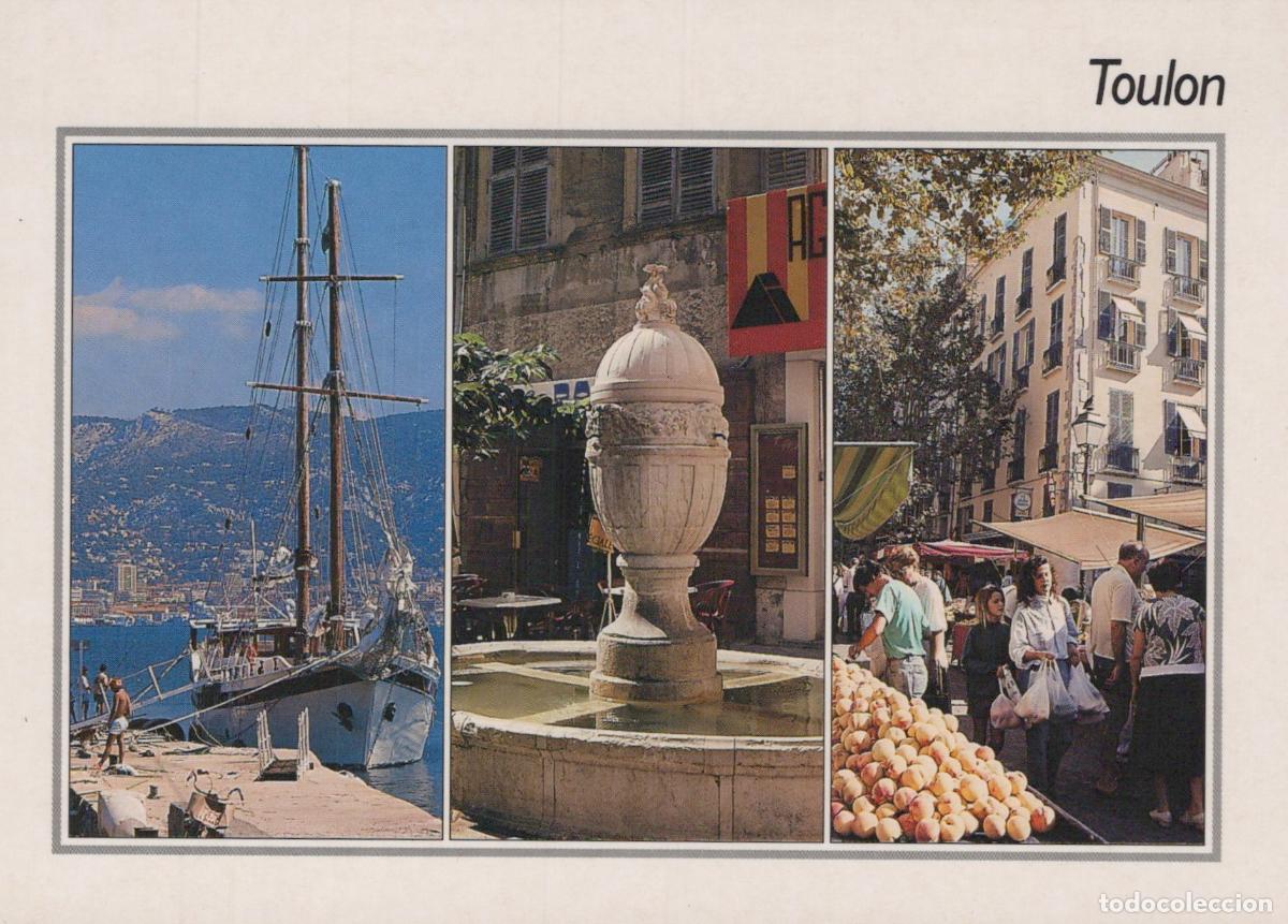 Cartes Postales: France Toulon Port Fontaine March&eacute; Sc&egrave;nes Urbaines *YAH811
