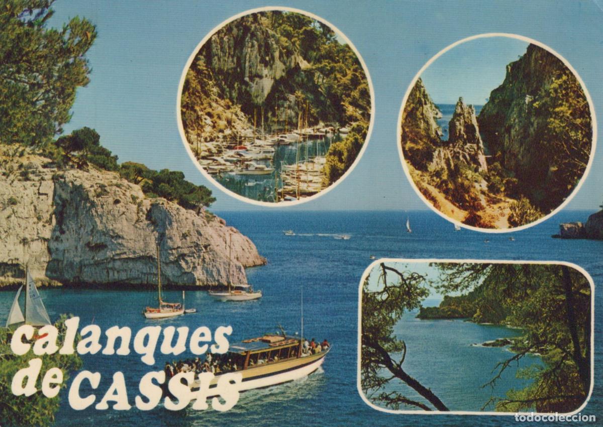 Cartoline: France Cassis Calanques Bateaux Paysages C&ocirc;tiers *YAH817