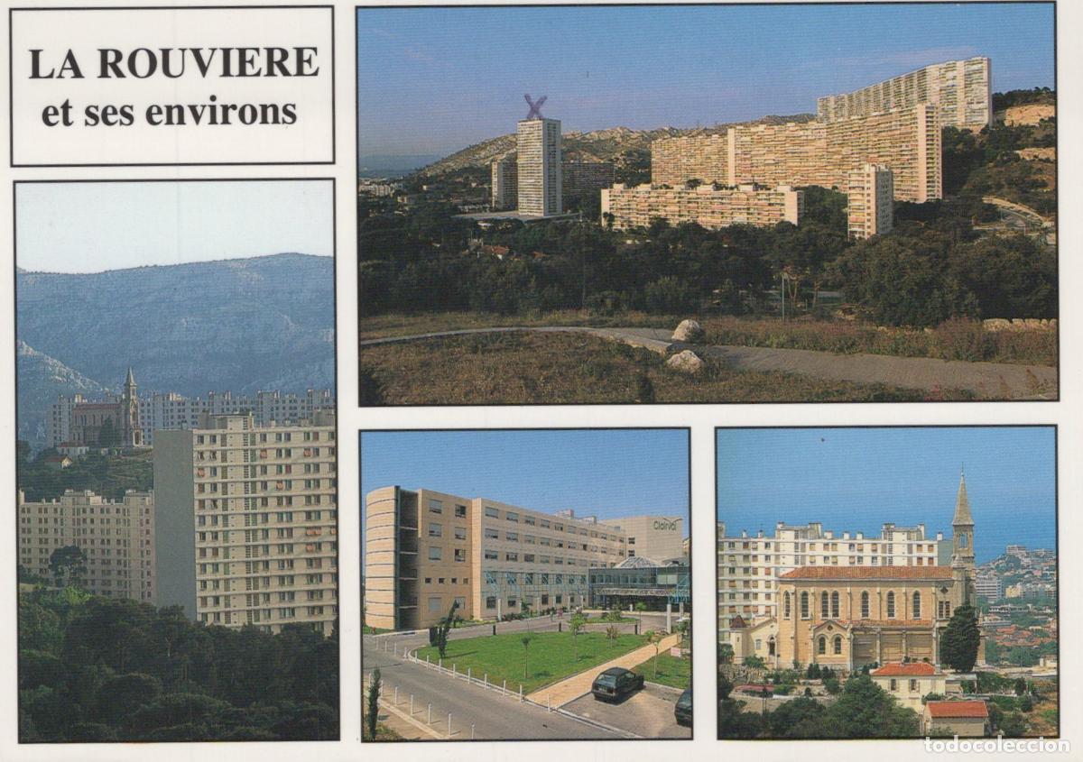 Cartoline: France Marseilles Marseille Bdr la Rouvi&egrave;re Architecture Moderne &Eacute;glise *YAH822