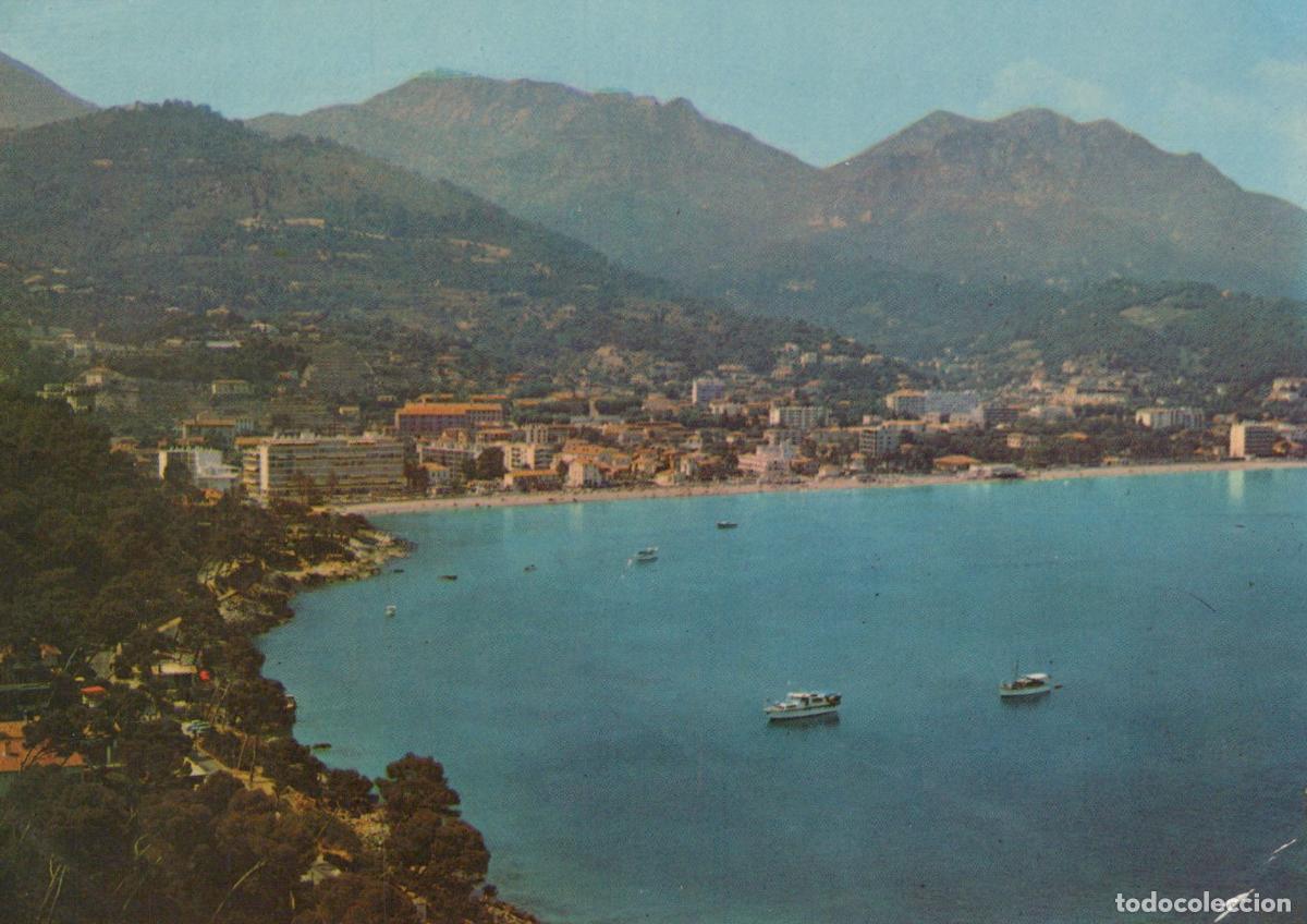 Cartoline: France Roquebrune Cap Martin Vue Panoramique C&ocirc;te D Azur Plage Mer *YAH832