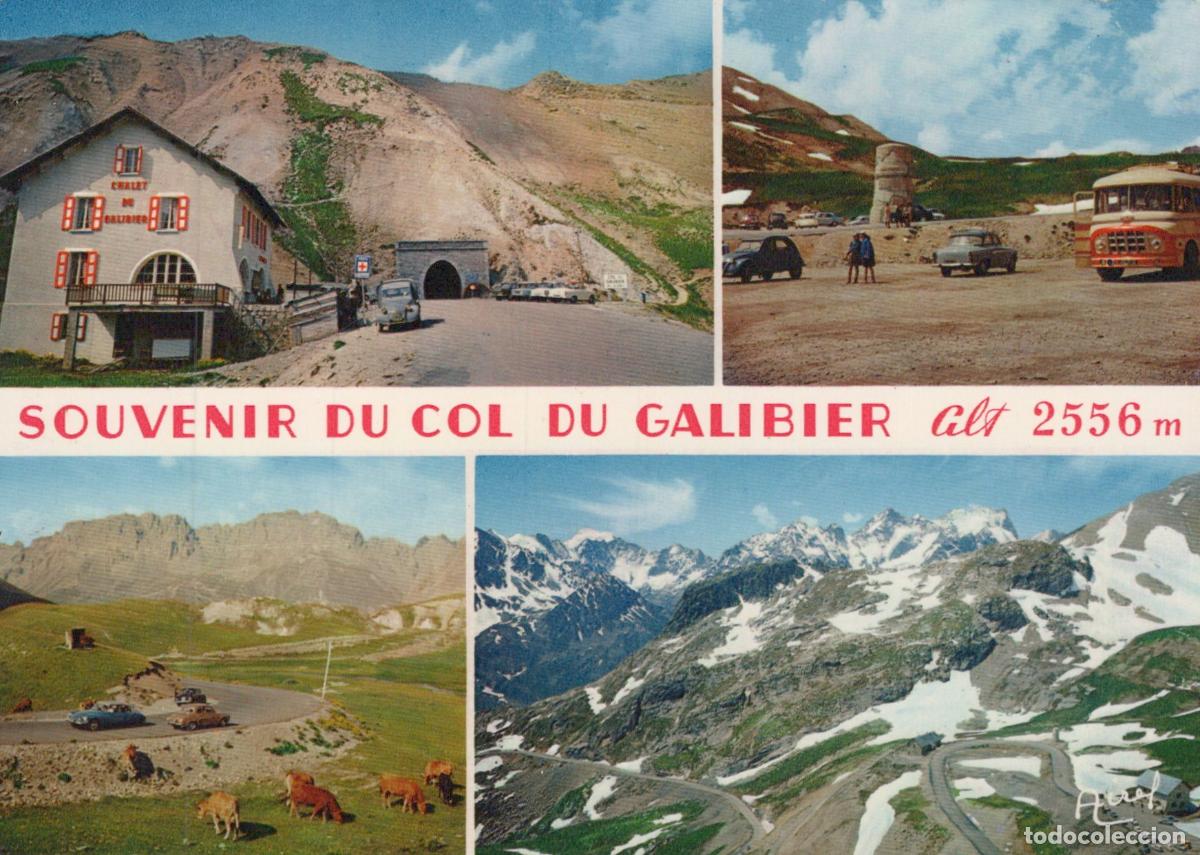 Cartoline: France Briancon Col du Galibier Paysage Montagne Chalet Tunnel Bus *YAH851