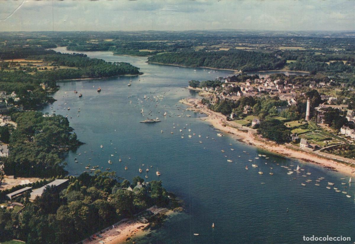 Cartoline: France B&eacute;nodet Benodet Bretagne Vue A&eacute;rienne de L Entr&eacute;e de la Rivi&egrave;re *YAH861