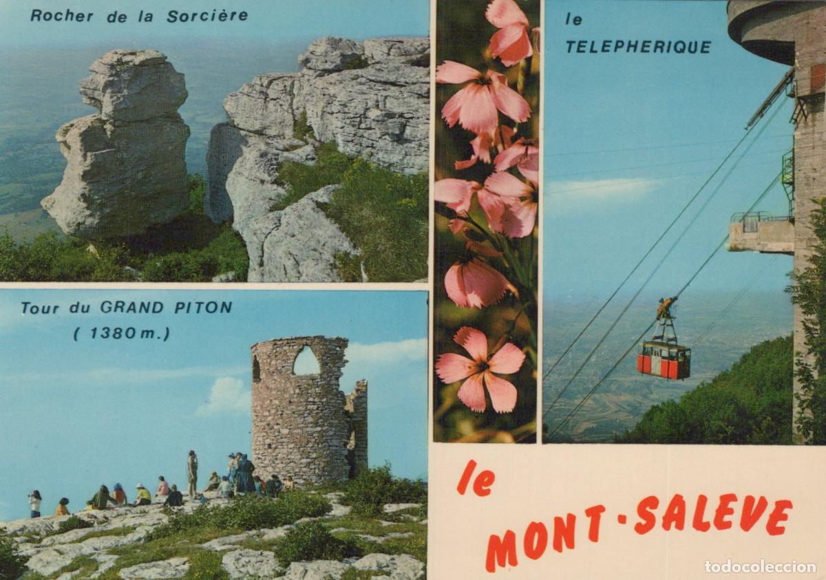 Cartes Postales: France Bonne Mont Saleve Vues T&eacute;l&eacute;ph&eacute;rique Rocher Tour *YAH901