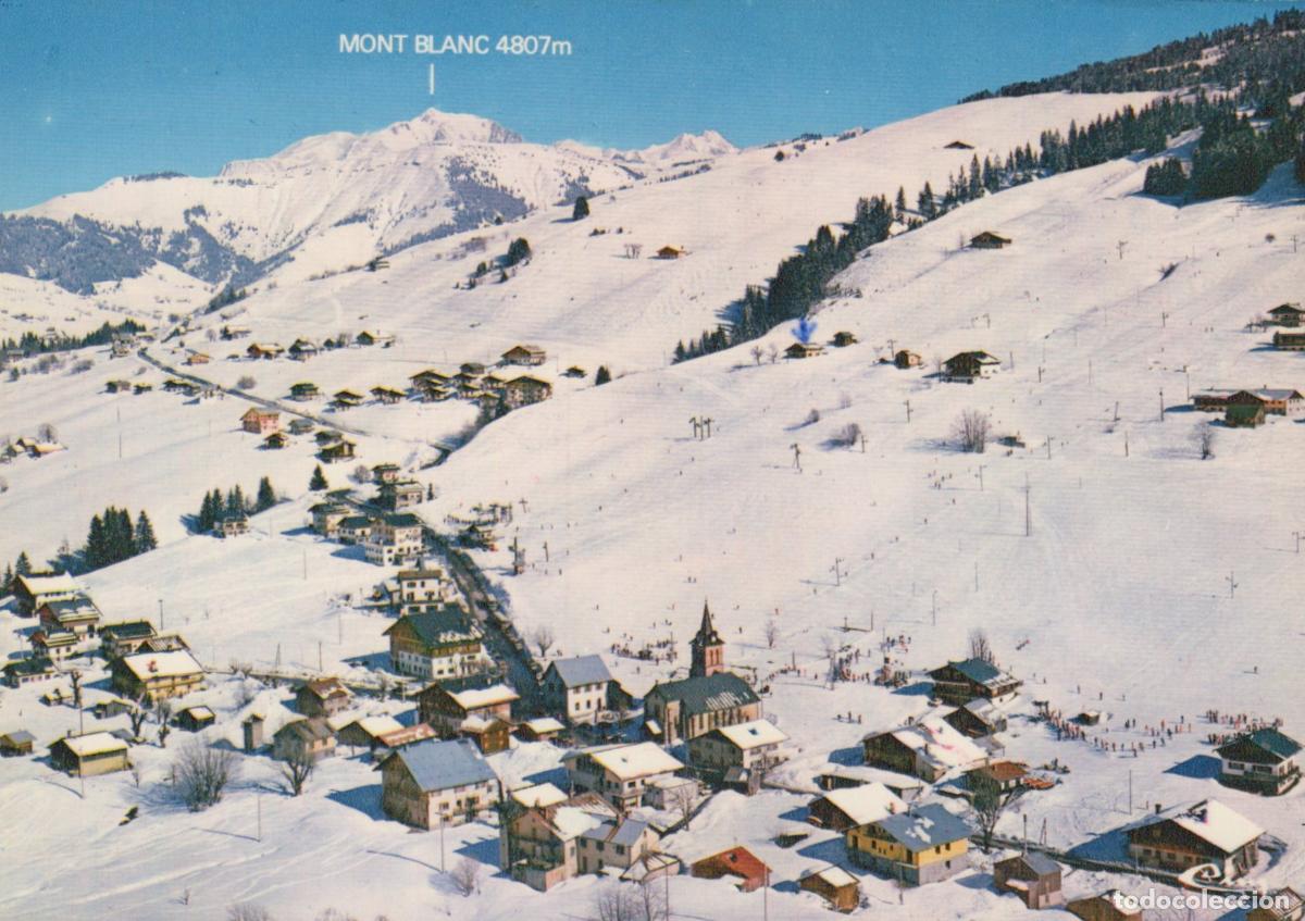 Cartoline: France Crest Voland Paysage Hivernal Village Mont Blanc *YAH911