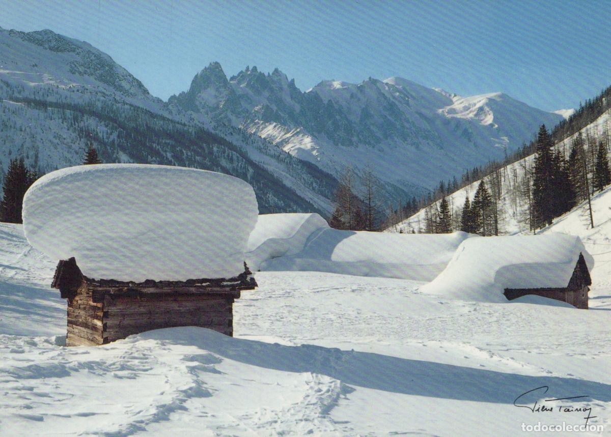 Cartoline: France Chamonix Mont Blanc Aiguilles Paysage Hivernal *YAH921